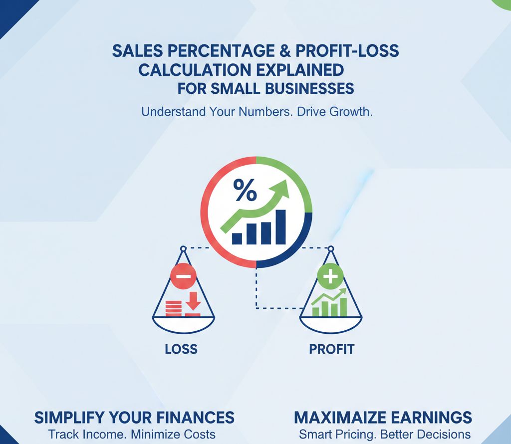 Sales Percentage & Profit-Loss Calculation Explained for Small Businesses